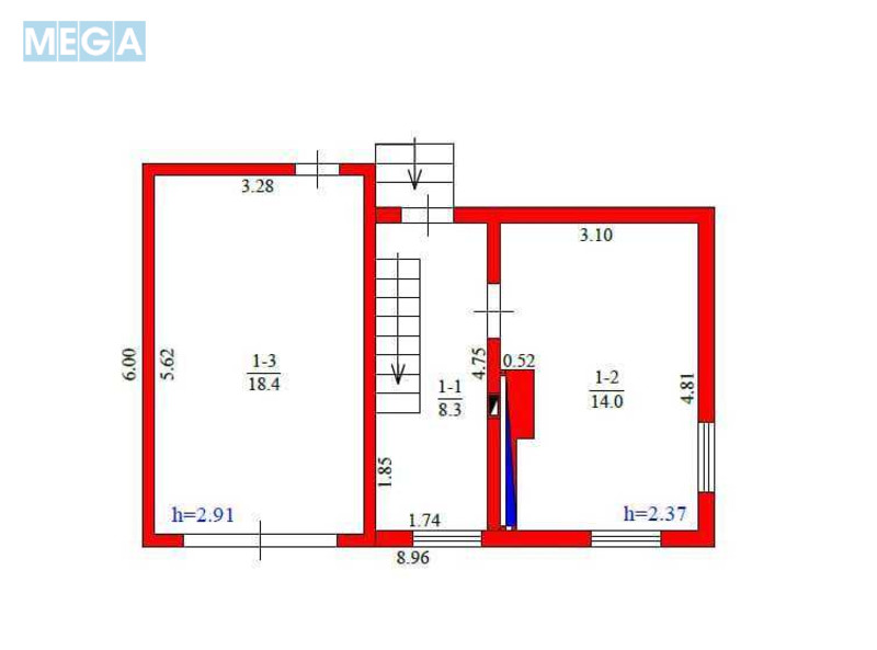 Продаж дома, 2 поверху, 78,70 кв.м, 3 кімнати, ділянка 4,50 сотки, <a class="location-link" href="/kiev/" title="Недвижимость Київ">Київ</a>, <a class="location-link" href="/kiev/darnickij/" title="Недвижимость Дарницький район">Дарницький р-н</a>, 123-а Садова вул. (изображение 18)