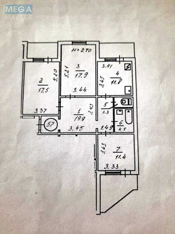 Продаж 3 кімнатної квартири (96/67/12), 15 пов. 16 пов. будинку, <a class="location-link" href="/kiev/" title="Недвижимость Київ">Київ</a>, <a class="location-link" href="/kiev/obolonskij/" title="Недвижимость Оболонський район">Оболонський р-н</a>, Северная ул., 2/58 (изображение 25)