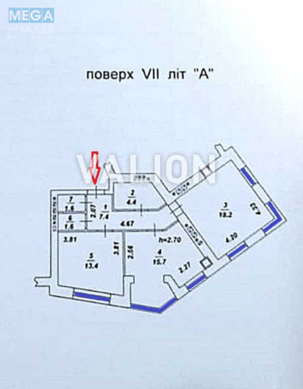 Продаж 2 кімнатної квартири (63/32/16), 7 пов. 10 пов. будинку, <a class="location-link" href="/sofievskaya-borshagovka/" title="Недвижимость Софіївська Борщагівка">Софіївська Борщагівка</a>, проспект Героїв Небесної Сотні, 16/1 (изображение 25)