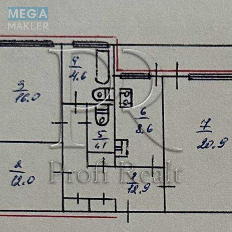 Продаж 3 кімнатної квартири (80/49/9), 10 пов. 12 пов. будинку, <a class="location-link" href="/kiev/" title="Недвижимость Київ">Київ</a>, <a class="location-link" href="/kiev/pecherskij/" title="Недвижимость Печерський район">Печерський р-н</a>, вулиця Михайла Омеляновича-Павленка, 11 (изображение 21)