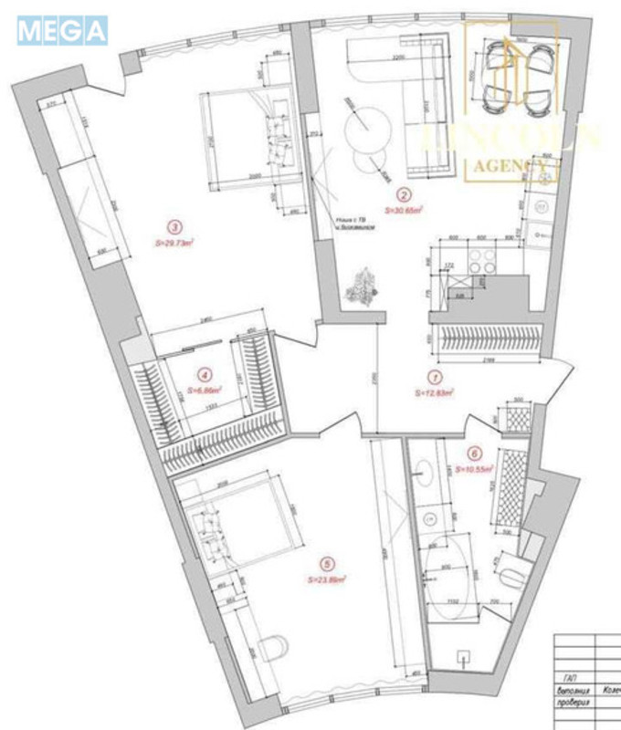 Продаж 3 кімнатної квартири (120/?/40), 15 пов. 25 пов. будинку, <a class="location-link" href="/kiev/" title="Недвижимость Київ">Київ</a>, <a class="location-link" href="/kiev/pecherskij/" title="Недвижимость Печерський район">Печерський р-н</a>, Бусловская ул., 12 (изображение 11)