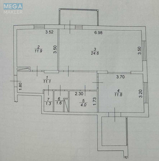 Продаж 2 кімнатної квартири (74/40/12), 20 пов. 25 пов. будинку, <a class="location-link" href="/brovary/" title="Недвижимость Бровари">Бровари</a>, Москаленка, 55 (изображение 13)