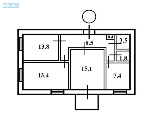 Продаж 3 кімнатної квартири (65/43/7), 3 пов. 5 пов. будинку, <a class="location-link" href="/kiev/" title="Недвижимость Київ">Київ</a>, <a class="location-link" href="/kiev/dneprovskij/" title="Недвижимость Дніпровський район">Дніпровський р-н</a>, Бажова вул., 11/8 (изображение 17)
