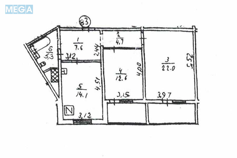 Продаж 2 кімнатної квартири (75/34/14,1), 12 пов. 16 пов. будинку, <a class="location-link" href="/kiev/" title="Недвижимость Київ">Київ</a>, <a class="location-link" href="/kiev/podolskij/" title="Недвижимость Подільський район">Подільський р-н</a>, Василя Порика просп., 9 (изображение 17)