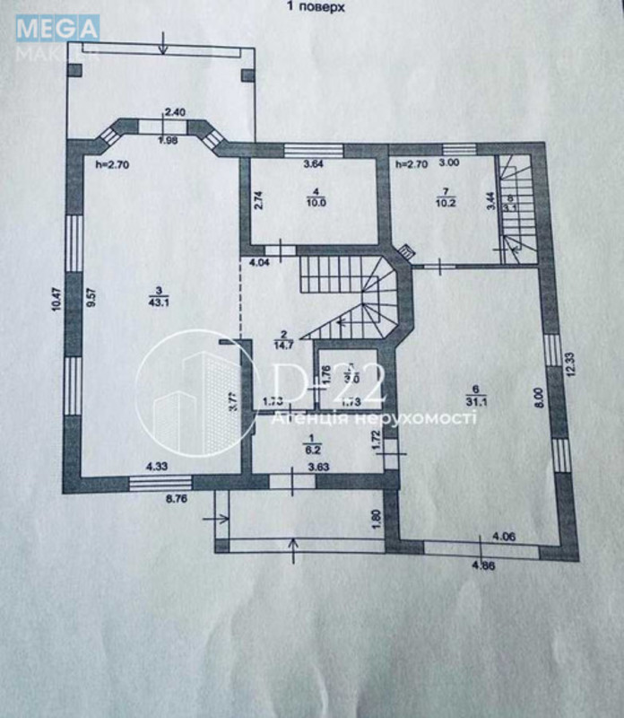 Продаж дома, 2 поверху, 200 кв.м, 5 кімнат, ділянка 10 соток, <a class="location-link" href="/brovary/" title="Недвижимость Бровари">Бровари</a>, Павла Чубинського, 53 (изображение 23)