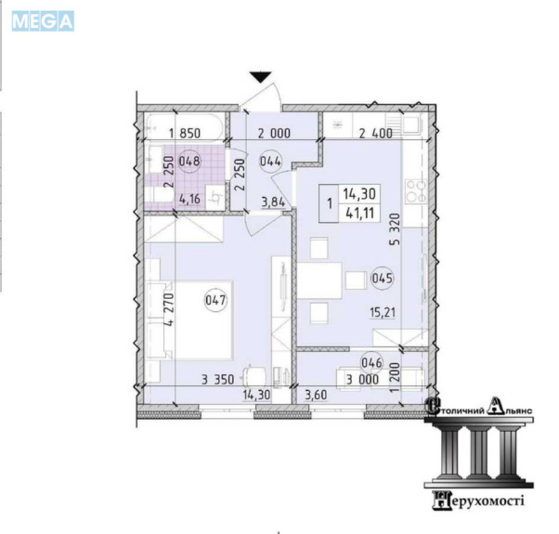 Новобудова, 21 поверхів, <a class="location-link" href="/kiev/" title="Недвижимость Київ">Київ</a>, <a class="location-link" href="/kiev/goloseevskij/" title="Недвижимость Голосіївський район">Голосіївський р-н</a>, Михайла Максимовича вул., 26Е (изображение 2)