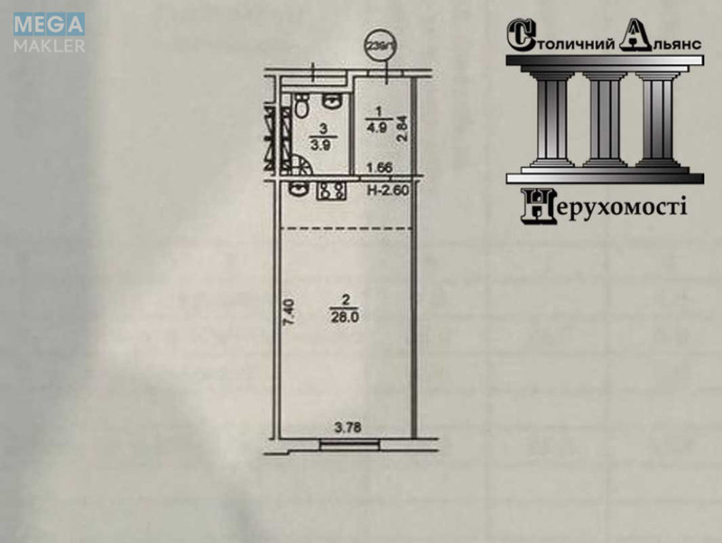 Новобудова, 16 поверхів, <a class="location-link" href="/kiev/" title="Недвижимость Київ">Київ</a>, <a class="location-link" href="/kiev/goloseevskij/" title="Недвижимость Голосіївський район">Голосіївський р-н</a>, Михайла Максимовича вул., 26Б (изображение 2)