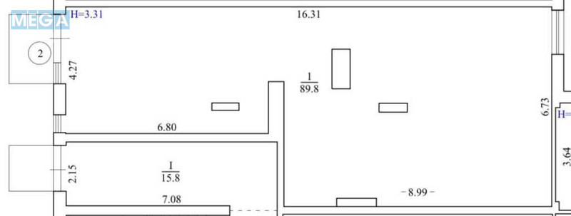 Оренда комерційної нерухомості, 90&nbsp;кв.м, под магазин, <a class="location-link" href="/kiev/" title="Недвижимость Київ">Київ</a>, <a class="location-link" href="/kiev/svyatoshinskij/" title="Недвижимость Святошинський район">Святошинський р-н</a>, Осіння вул., 28 (изображение 2)