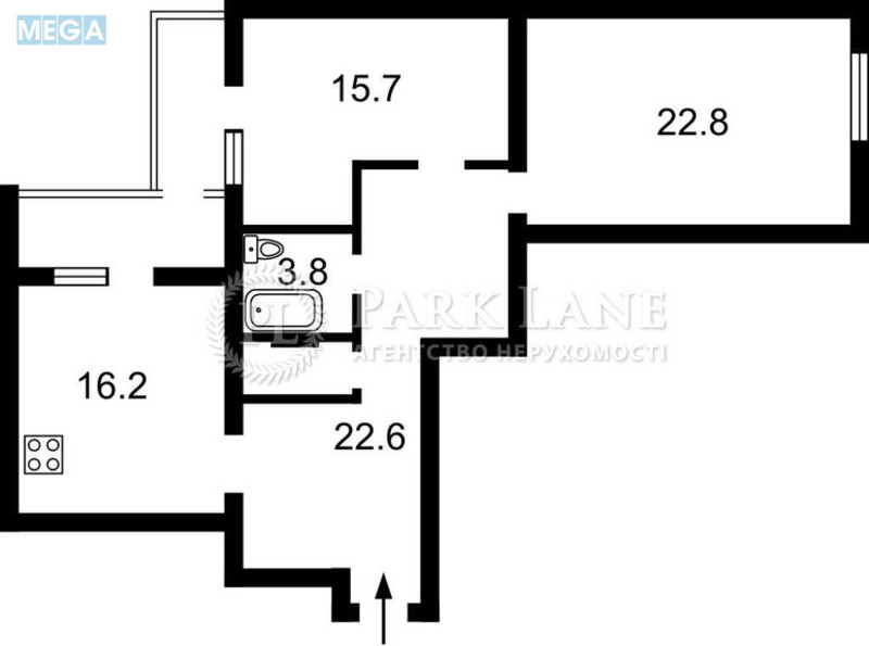 Продаж 2 кімнатної квартири (89,7/38,5/16,2), 12 пов. 15 пов. будинку, <a class="location-link" href="/kiev/" title="Недвижимость Київ">Київ</a>, <a class="location-link" href="/kiev/goloseevskij/" title="Недвижимость Голосіївський район">Голосіївський р-н</a>, Генерала Матикіна вул., 12 (изображение 19)