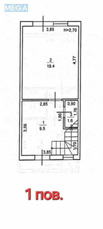 Продаж дома, 2&nbsp;поверху, 95&nbsp;кв.м, 4&nbsp;кімнати, ділянка 2&nbsp;сотки, <a class="location-link" href="/vishnevoe/" title="Недвижимость Вишневе">Вишневе</a>, <a class="location-link" href="/vishnevoe/solomenskij/" title="Недвижимость Соломенский район">Соломенский р-н</a>, Зелена (изображение 8)