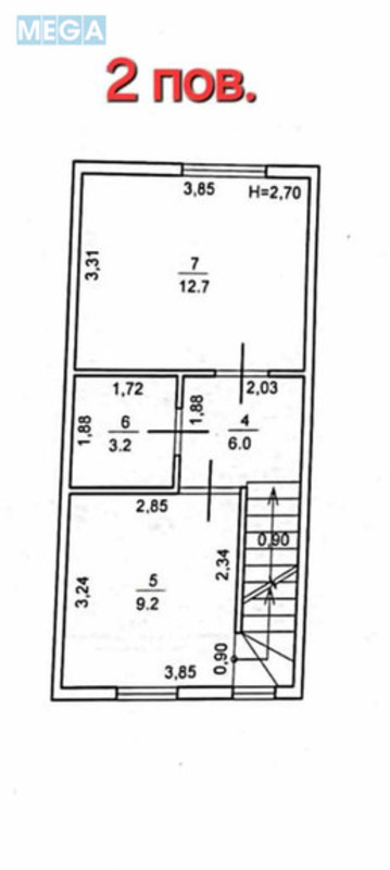 Продаж дома, 2&nbsp;поверху, 95&nbsp;кв.м, 4&nbsp;кімнати, ділянка 2&nbsp;сотки, <a class="location-link" href="/vishnevoe/" title="Недвижимость Вишневе">Вишневе</a>, <a class="location-link" href="/vishnevoe/solomenskij/" title="Недвижимость Соломенский район">Соломенский р-н</a>, Зелена (изображение 9)