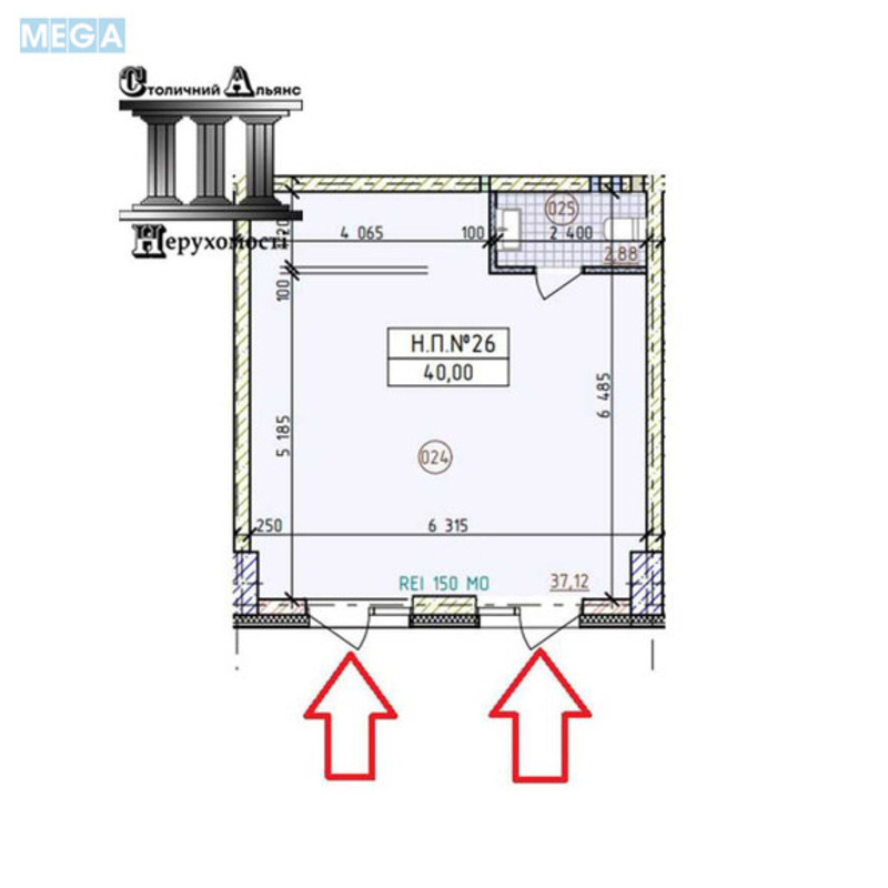 Продаж комерційної нерухомості, 40&nbsp;кв.м, под магазин, <a class="location-link" href="/kiev/" title="Недвижимость Київ">Київ</a>, <a class="location-link" href="/kiev/goloseevskij/" title="Недвижимость Голосіївський район">Голосіївський р-н</a>, Михайла Максимовича вул., 26Е (изображение 2)