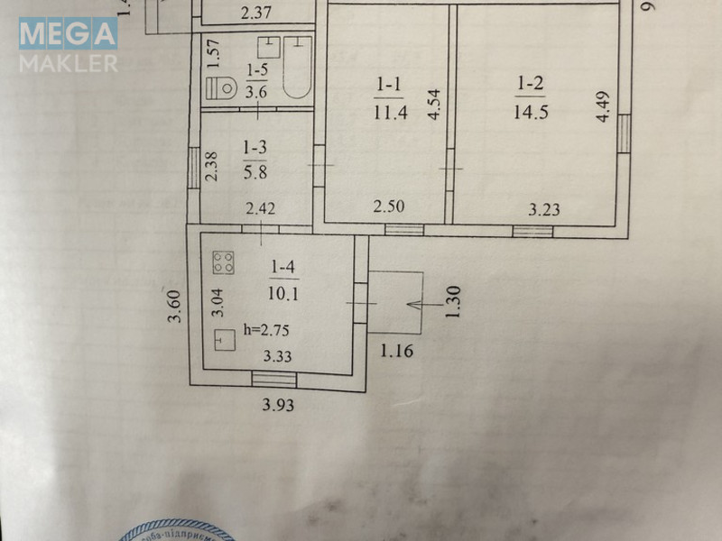 Продаж дома, 1 поверх, 45 кв.м, 2 кімнати, нормальне сост., ділянка 4 сотки, <a class="location-link" href="/dnepropetrovsk/" title="Недвижимость Дніпра">Дніпро</a>, <a class="location-link" href="/dnepropetrovsk/amur-nizhnedneprovskij/" title="Недвижимость Амур-Нижньодніпровський район">Амур-Нижньодніпровський р-н</a> (изображение 11)