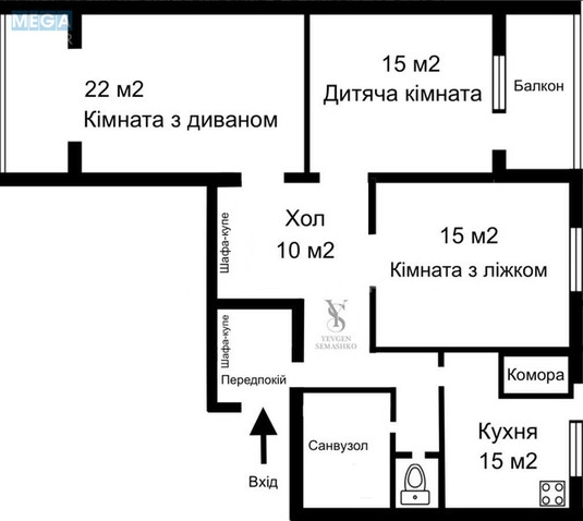 Оренда 3 кімнатної квартири, <a class="location-link" href="/kiev/" title="Недвижимость Київ">Київ</a>, <a class="location-link" href="/kiev/darnickij/" title="Недвижимость Дарницький район">Дарницький р-н</a>, Урловская ул., 5 (изображение 7)