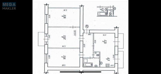 Оренда 3 кімнатної квартири, <a class="location-link" href="/kiev/" title="Недвижимость Київ">Київ</a>, <a class="location-link" href="/kiev/pecherskij/" title="Недвижимость Печерський район">Печерський р-н</a>, Заньковецкой ул., 8 (изображение 21)