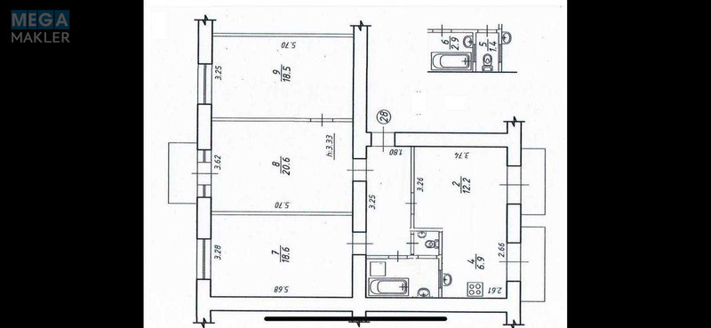 Оренда 3 кімнатної квартири, <a class="location-link" href="/kiev/" title="Недвижимость Київ">Київ</a>, <a class="location-link" href="/kiev/pecherskij/" title="Недвижимость Печерський район">Печерський р-н</a>, Заньковецкой ул., 8 (изображение 21)