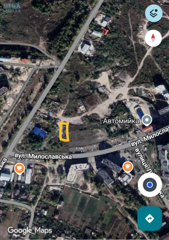 Продажа участка, 8 соток, участок под жилую застройку, <a class="location-link" href="/kiev/" title="Недвижимость Київ">Київ</a>, <a class="location-link" href="/kiev/desnyanskij/" title="Недвижимость Деснянський район">Деснянський р-н</a>, Милославська вул. (изображение 3)