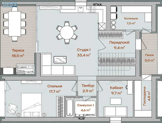 Продаж дома, 2&nbsp;поверху, 170&nbsp;кв.м, 5&nbsp;кімнат, ділянка 6&nbsp;соток, <a class="location-link" href="/podgorcy-selo/" title="Недвижимость Підгірці">Підгірці</a>, Піщана, 20а (изображение 7)