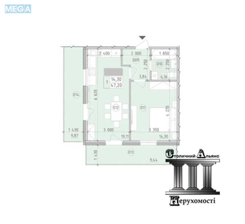 Новобудова, 21 поверхів, <a class="location-link" href="/kiev/" title="Недвижимость Київ">Київ</a>, <a class="location-link" href="/kiev/goloseevskij/" title="Недвижимость Голосіївський район">Голосіївський р-н</a>, Михайла Максимовича вул., 26В (изображение 2)