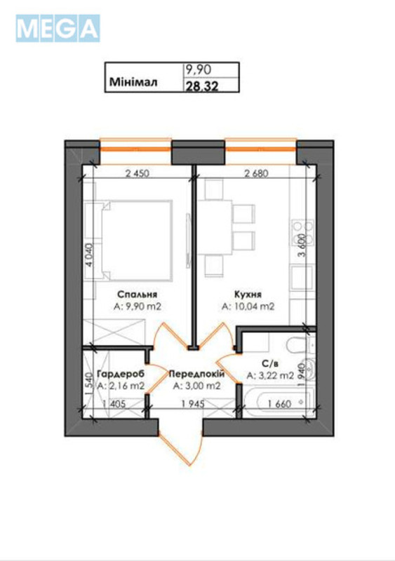 Новобудова, 5 поверхів, <a class="location-link" href="/gatnoe/" title="Недвижимость Гатне">Гатне</a>, вул. Інститутська 5 (изображение 5)