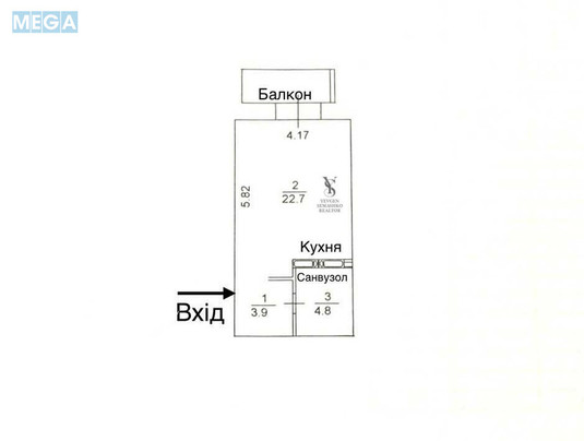 Оренда 1 кімнатної квартири, <a class="location-link" href="/vyshgorod/" title="Недвижимость Вишгород">Вишгород</a>, Шолуденка, 20 (изображение 9)