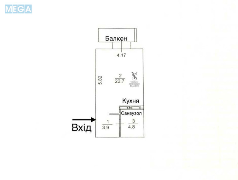 Оренда 1 кімнатної квартири, <a class="location-link" href="/vyshgorod/" title="Недвижимость Вишгород">Вишгород</a>, Шолуденка, 20 (изображение 9)