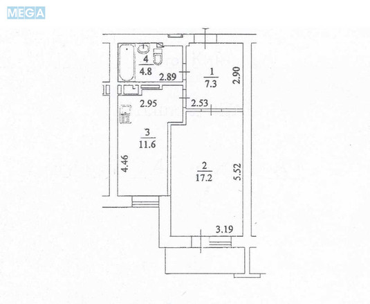 Продаж 1 кімнатної квартири (42,2/17,2/11,6), 4 пов. 9 пов. будинку, <a class="location-link" href="/kiev/" title="Недвижимость Київ">Київ</a>, <a class="location-link" href="/kiev/solomenskij/" title="Недвижимость Солом'янський район">Солом'янський р-н</a>, Любомира Гузара просп., 20А (изображение 16)