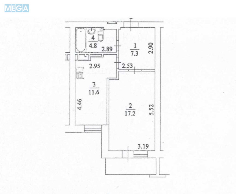 Продаж 1 кімнатної квартири (42,2/17,2/11,6), 4 пов. 9 пов. будинку, <a class="location-link" href="/kiev/" title="Недвижимость Київ">Київ</a>, <a class="location-link" href="/kiev/solomenskij/" title="Недвижимость Солом'янський район">Солом'янський р-н</a>, Любомира Гузара просп., 20А (изображение 16)
