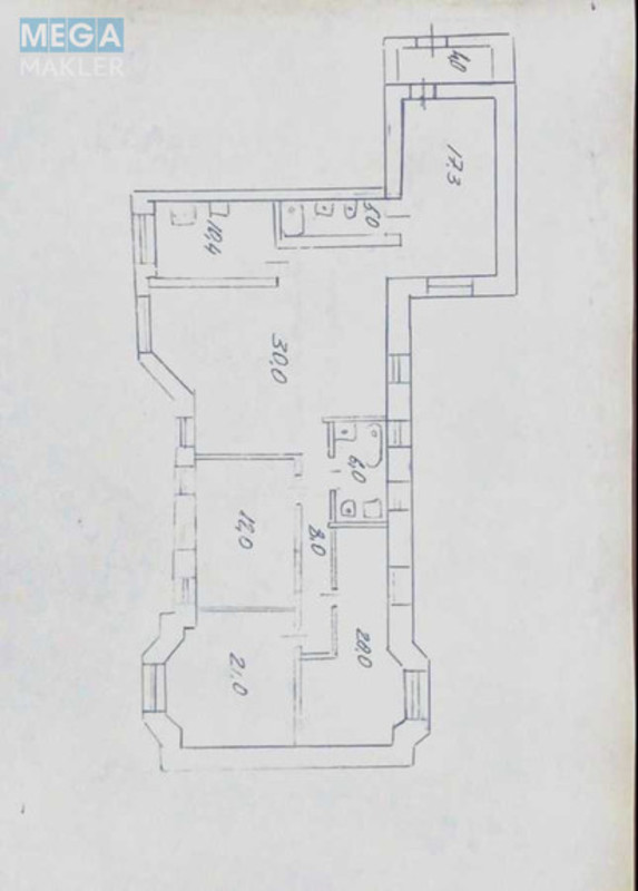 Продаж 4 кімнатної квартири (131/83/10,5), 3 пов. 5 пов. будинку, <a class="location-link" href="/kiev/" title="Недвижимость Київ">Київ</a>, <a class="location-link" href="/kiev/podolskij/" title="Недвижимость Подільський район">Подільський р-н</a>, Ярославський пров., 4 (изображение 3)