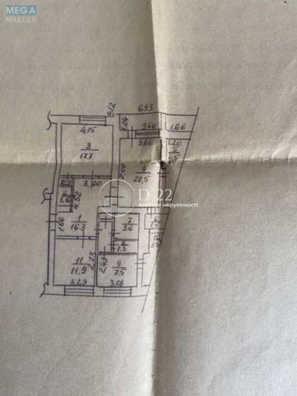 Продаж 3 кімнатної квартири (93/48/9), 1 пов. 9 пов. будинку, <a class="location-link" href="/kiev/" title="Недвижимость Київ">Київ</a>, <a class="location-link" href="/kiev/shevchenkovskij/" title="Недвижимость Шевченківський район">Шевченківський р-н</a>, Стрітенська вулиця, 13 (изображение 14)