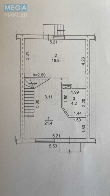 Продаж дома, 2 поверху, 84 кв.м, 3 кімнати, ділянка 2 сотки, <a class="location-link" href="/kiev/" title="Недвижимость Київ">Київ</a>, <a class="location-link" href="/kiev/dneprovskij/" title="Недвижимость Дніпровський район">Дніпровський р-н</a>, 208-а Садова вул. (изображение 16)