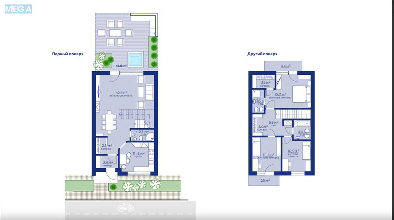 Продаж дома, 2 поверху, 118 кв.м, 5 кімнат, ділянка 1 сотка, <a class="location-link" href="/volchinec-selo-if/" title="Недвижимость Вовчинець">Вовчинець</a>, Прийми, 8 (изображение 10)