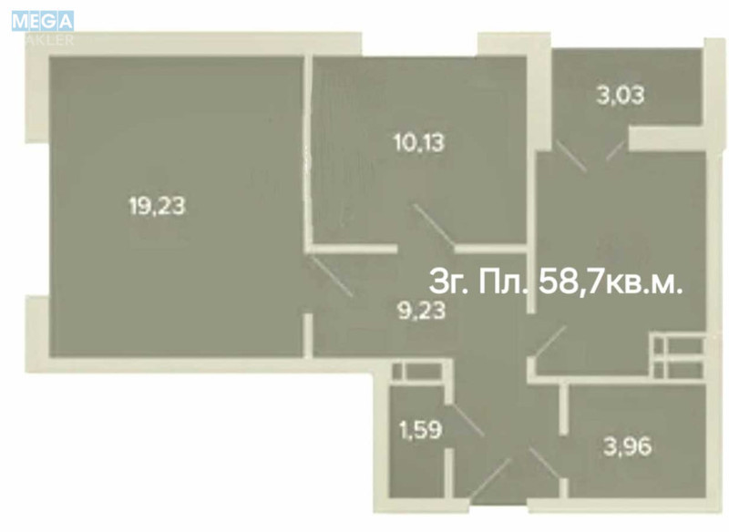Продаж 2 кімнатної квартири (59/32/12), 13 пов. 16 пов. будинку, <a class="location-link" href="/irpen/" title="Недвижимость Ірпінь">Ірпінь</a>, Виговського, 2Д/4 (изображение 18)