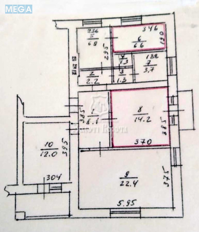 Продаж 3 кімнатної квартири (30,5/?/?), 3 пов. 3 пов. будинку, <a class="location-link" href="/brovary/" title="Недвижимость Бровари">Бровари</a>, Броварської Сотні вул., 2 (изображение 13)