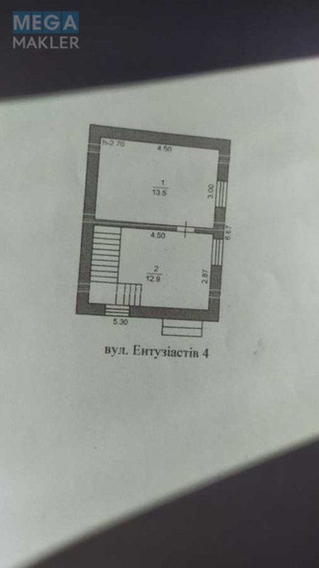 Продаж дома, 2&nbsp;поверху, 54&nbsp;кв.м, 3&nbsp;кімнати, ділянка 6&nbsp;соток, <a class="location-link" href="/kiev/" title="Недвижимость Київ">Київ</a>, <a class="location-link" href="/kiev/darnickij/" title="Недвижимость Дарницький район">Дарницький р-н</a>, 4-а Ентузіастів вул., 17 (изображение 18)