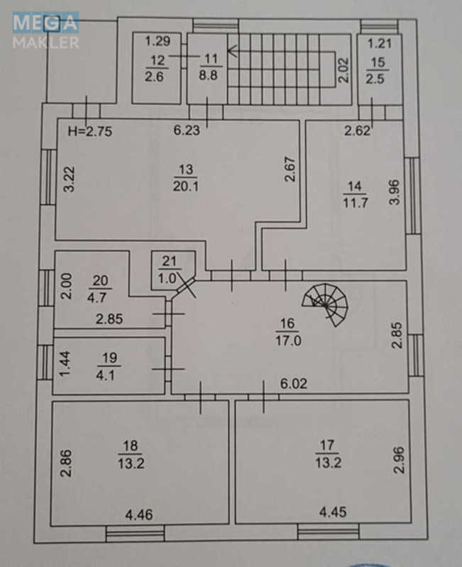 Продаж дома, 3 поверху, 233 кв.м, 6 кімнат, ділянка 6 соток, <a class="location-link" href="/kiev/" title="Недвижимость Київ">Київ</a>, <a class="location-link" href="/kiev/darnickij/" title="Недвижимость Дарницький район">Дарницький р-н</a>, 59-а Садова вул. (изображение 23)