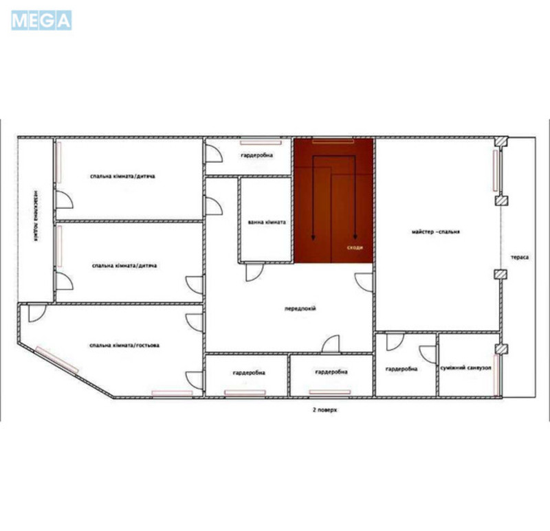 Продаж дома, 2&nbsp;поверху, 320&nbsp;кв.м, 7&nbsp;кімнат, ділянка 26&nbsp;соток, <a class="location-link" href="/gora/" title="Недвижимость Гора">Гора</a>, Толстого (изображение 23)