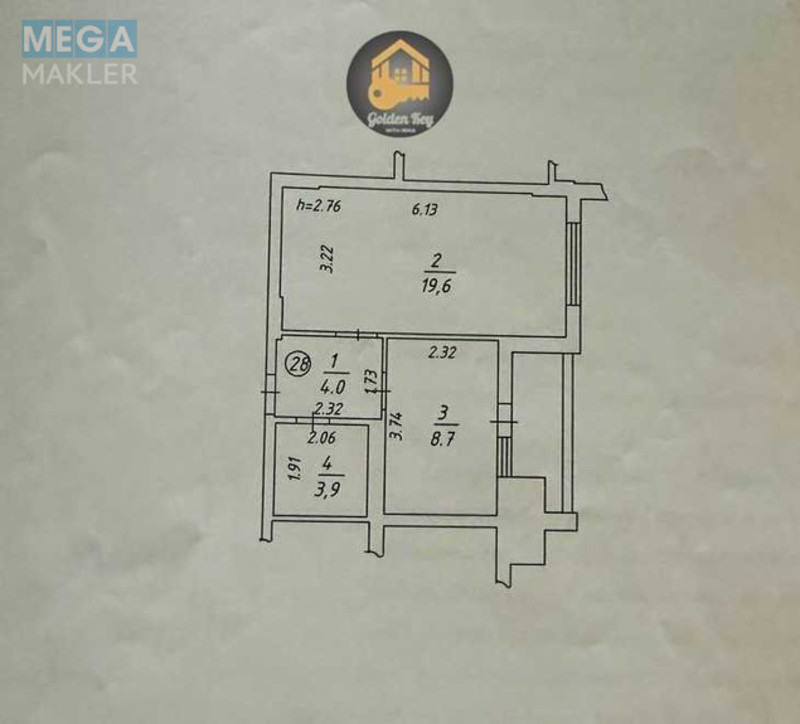 Продаж 1 кімнатної квартири (37,9/19,6/8,7), 6 пов. 10 пов. будинку, <a class="location-link" href="/chubinskoe/" title="Недвижимость Чубинське">Чубинське</a>, Виставкова, 12 (изображение 18)