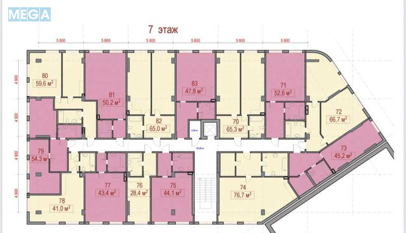 Новобудова, 8 поверхів, <a class="location-link" href="/kiev/" title="Недвижимость Київ">Київ</a>, <a class="location-link" href="/kiev/shevchenkovskij/" title="Недвижимость Шевченківський район">Шевченківський р-н</a>, Глубочицкая ул., 17 (изображение 23)