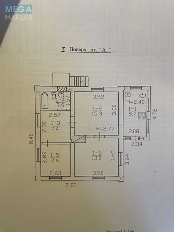 Продаж дома, 1&nbsp; поверх, 60&nbsp;кв.м, 3&nbsp;кімнати, ділянка 10&nbsp;соток, <a class="location-link" href="/kiev/" title="Недвижимость Київ">Київ</a>, <a class="location-link" href="/kiev/solomenskij/" title="Недвижимость Солом'янський район">Солом'янський р-н</a>, Донская ул., 22 (изображение 2)