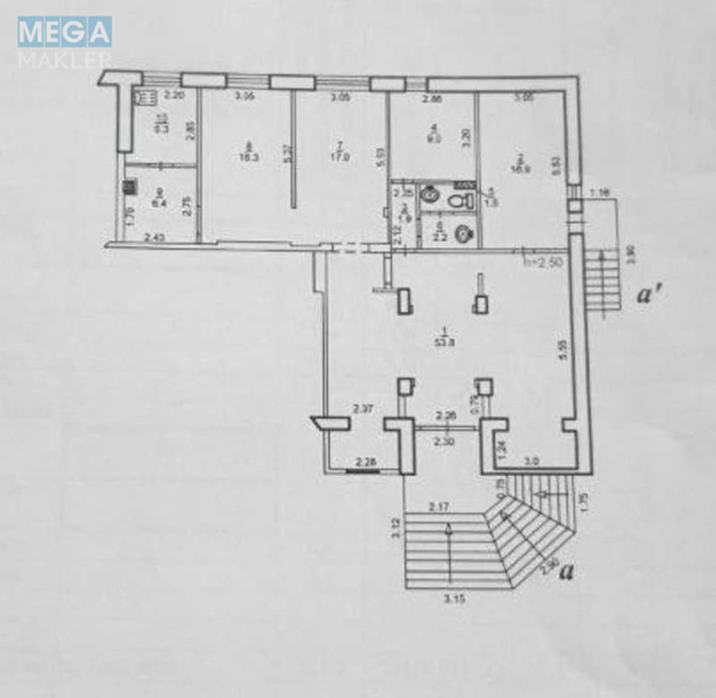 Продаж комерційної нерухомості, 131 кв.м, под магазин, <a class="location-link" href="/dnepropetrovsk/" title="Недвижимость Дніпра">Дніпро</a>, Набережна Перемоги (изображение 12)
