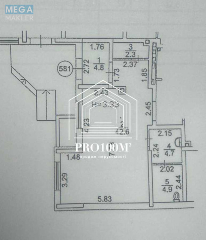 Оренда комерційної нерухомості, 60&nbsp;кв.м, под магазин, <a class="location-link" href="/kiev/" title="Недвижимость Київ">Київ</a>, <a class="location-link" href="/kiev/solomenskij/" title="Недвижимость Солом'янський район">Солом'янський р-н</a>, Повітрофлотський просп., 56 (изображение 4)