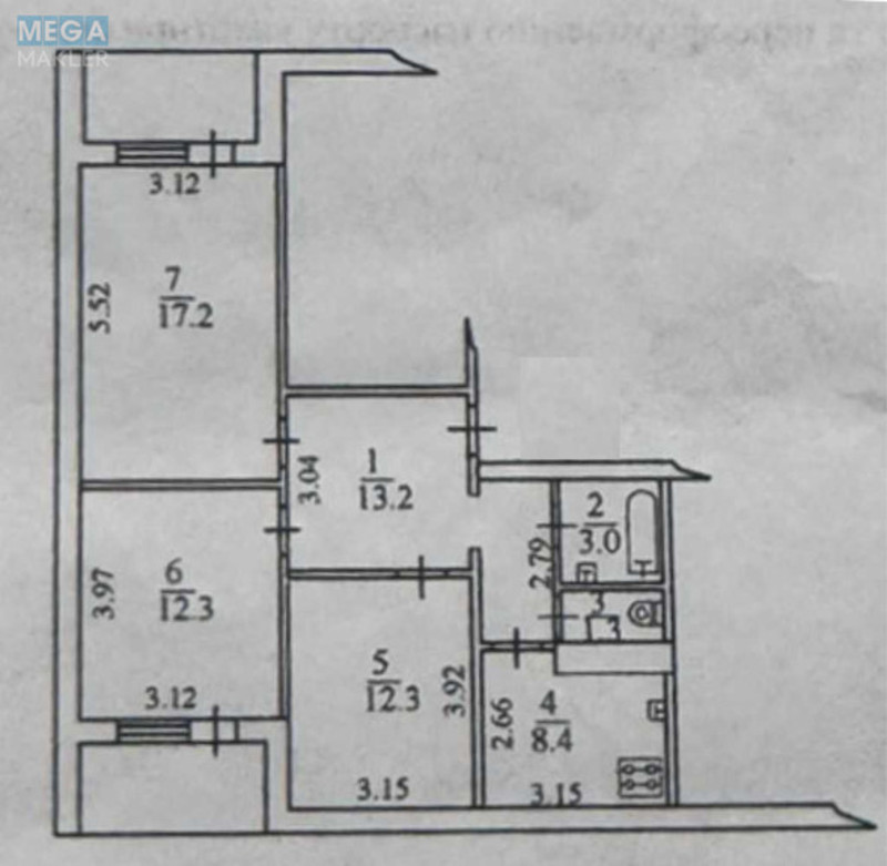 Продаж 3 кімнатної квартири (73/42/8,4), 12 пов. 18 пов. будинку, <a class="location-link" href="/kiev/" title="Недвижимость Київ">Київ</a>, <a class="location-link" href="/kiev/goloseevskij/" title="Недвижимость Голосіївський район">Голосіївський р-н</a>, Академіка Заболотного вул., 28 (изображение 23)