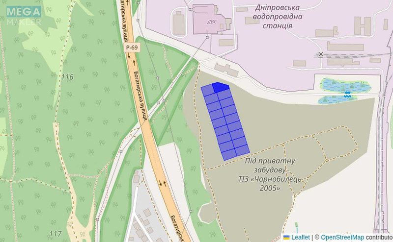 Продажа участка, 10 соток, участок под жилую застройку, <a class="location-link" href="/kiev/" title="Недвижимость Київ">Київ</a>, <a class="location-link" href="/kiev/obolonskij/" title="Недвижимость Оболонський район">Оболонський р-н</a>, Богатирська вул. (изображение 6)