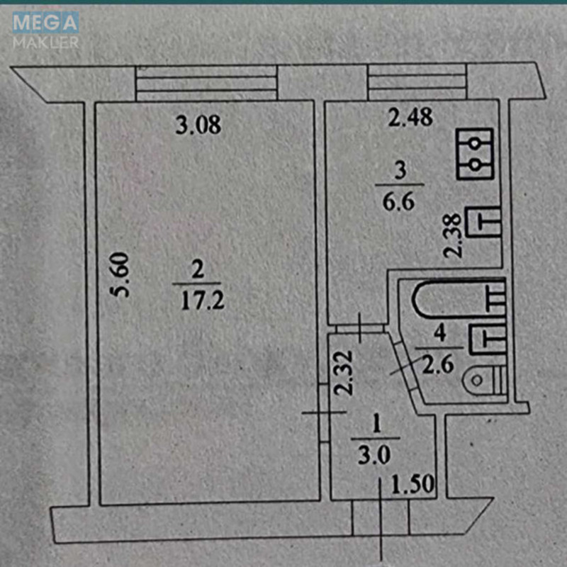 Продаж 1 кімнатної квартири (30/17/6), 1 пов. 5 пов. будинку, <a class="location-link" href="/kiev/" title="Недвижимость Київ">Київ</a>, <a class="location-link" href="/kiev/podolskij/" title="Недвижимость Подільський район">Подільський р-н</a>, Вишгородська вул., 46А (изображение 15)
