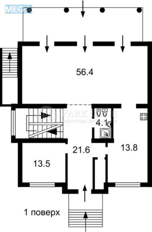 Продаж дома, 2&nbsp;поверху, 475&nbsp;кв.м, 5&nbsp;кімнат, ділянка 8&nbsp;соток, <a class="location-link" href="/kiev/" title="Недвижимость Київ">Київ</a>, <a class="location-link" href="/kiev/pecherskij/" title="Недвижимость Печерський район">Печерський р-н</a>, Бусловская ул., 23 (изображение 2)