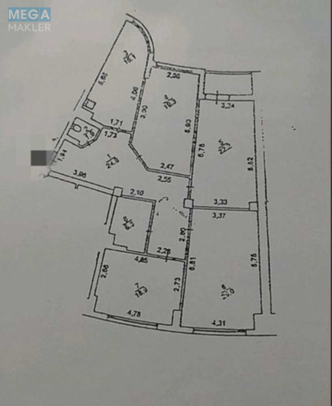 Продаж 4 кімнатної квартири (139/?/35), 6 пов. 25 пов. будинку, <a class="location-link" href="/kiev/" title="Недвижимость Київ">Київ</a>, <a class="location-link" href="/kiev/dneprovskij/" title="Недвижимость Дніпровський район">Дніпровський р-н</a>, Митрополита Андрея Шептицкого ул. (изображение 20)