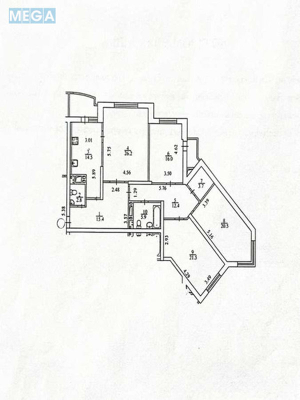Продаж 4 кімнатної квартири (142/84/14,5), 19 пов. 26 пов. будинку, <a class="location-link" href="/kiev/" title="Недвижимость Київ">Київ</a>, <a class="location-link" href="/kiev/darnickij/" title="Недвижимость Дарницький район">Дарницький р-н</a>, Срібнокільська вул., 1 (изображение 24)