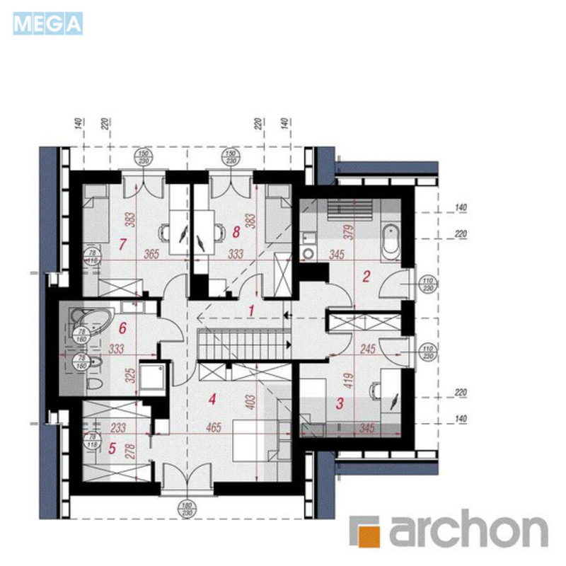Продаж дома, 2&nbsp;поверху, 210&nbsp;кв.м, 5&nbsp;кімнат, ділянка 7&nbsp;соток, <a class="location-link" href="/schastlivoe-selo-kv/" title="Недвижимость Щасливі">Щасливе</a>, Константиновская (изображение 13)