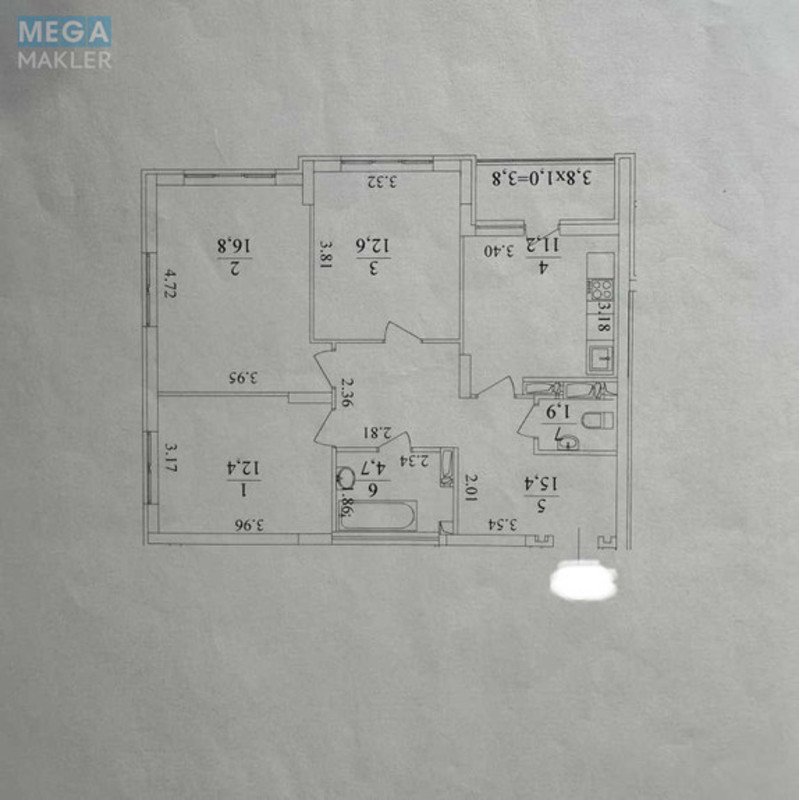 Продаж 3 кімнатної квартири (80/42/11), 21 пов. 25 пов. будинку, <a class="location-link" href="/kiev/" title="Недвижимость Київ">Київ</a>, <a class="location-link" href="/kiev/darnickij/" title="Недвижимость Дарницький район">Дарницький р-н</a>, Олени Пчілки вул., 3 (изображение 25)